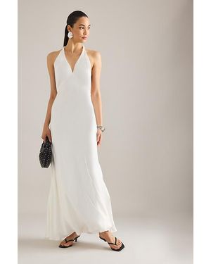 Bardot Thena Halter Maxi Dress - Natural