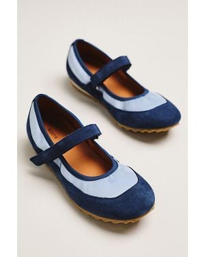 Maeve Ballet Trainers - Blue