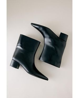 By Anthropologie Barrel Ankle Boots - Black