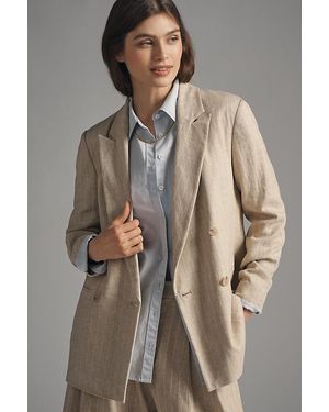 Maeve The Rue Oversized Blazer By - Brown
