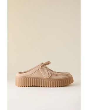 Clarks Clarks Torhill Nubuck Mules - Natural