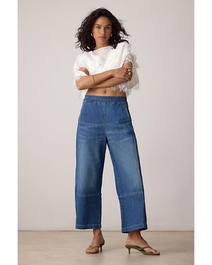 Pilcro The Izzie Relaxed Pull-On Barrel Jeans By - Blue