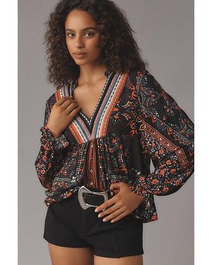 Bl-nk Stephanie Long-Sleeve Top - Black