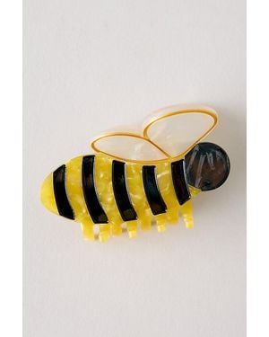 Solar Eclipse Handpainted Bee Claw Hair Clip - Multicolour