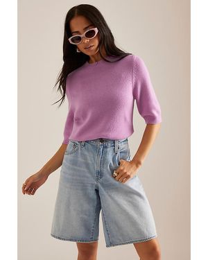 SELECTED Cillie Wool Top - Purple
