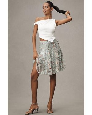 By Anthropologie Sequin Siren Godet Midi Skirt - Multicolour