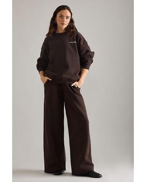 4th & Reckless Fillipa Wide-Leg Joggers - Blue