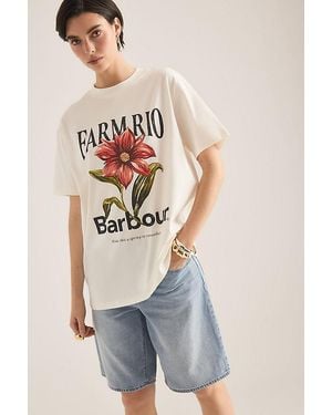 BARBOUR X FARM RIO Wild Flower T-Shirt - Natural