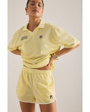 Fila Imperia Mesh Shorts - Yellow