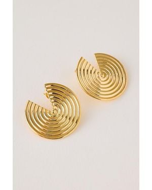 Rachel Jackson Evolve Illusion Hoop Earrings - Metallic