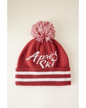 Anthropologie Après Ski Beanie - Red
