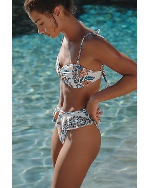 Montce Tamarindo Ruffle Bikini Bottoms - Blue
