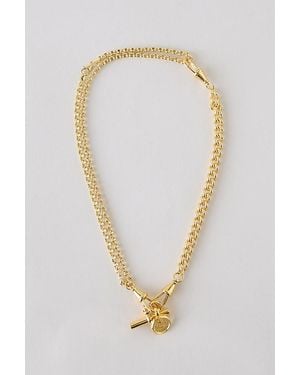 Tilly Sveaas Moi + Toi-Plated Mixed Link Necklace Set - White