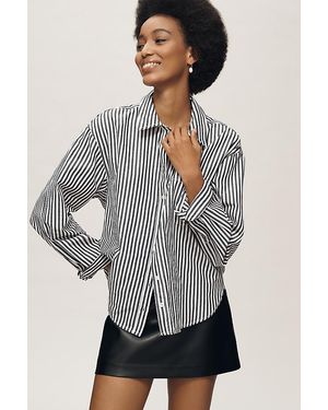 Maeve The Shrunken Bennet Buttondown Shirt By - Green