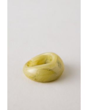 By Anthropologie Resin Ring - Yellow