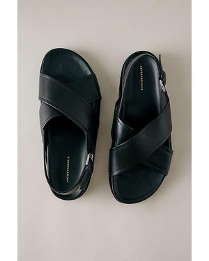 By Anthropologie Cross Slingback Sandals - Black