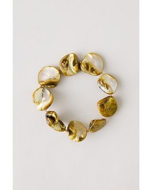 By Anthropologie Stone Bracelet - Metallic