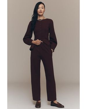ALIGNE Markus Ponte Barrel Trousers - Blue