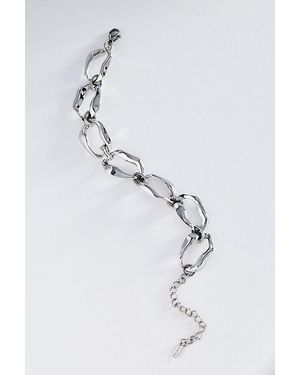 By Anthropologie Metal Chain Link Bracelet - Blue