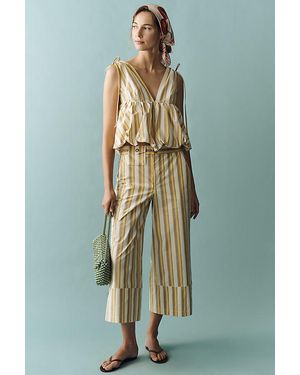 Maeve Carnival Bubble Trousers - Green