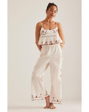 Wild Lovers Marie Pyjama Bottoms - Natural