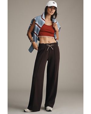 Varley The Wide Leg 30" Trousers - Brown