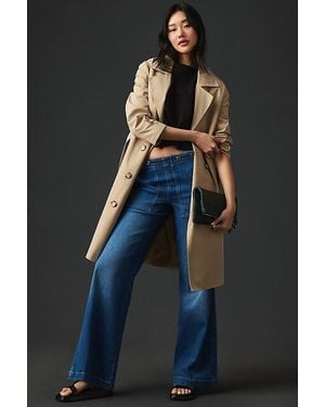 Pilcro The Kit High-Rise Wide-Leg Utility Trouser Jeans By - Blue