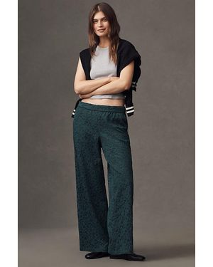 Maeve The Brooklin Lace Pull-On Track Trousers By - Grey