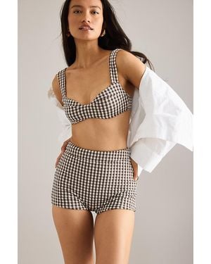 Peony Quintessential Swim Shorts - Brown