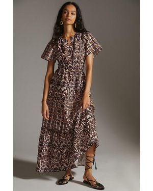 Anthropologie Somerset Maxi Dress - Brown