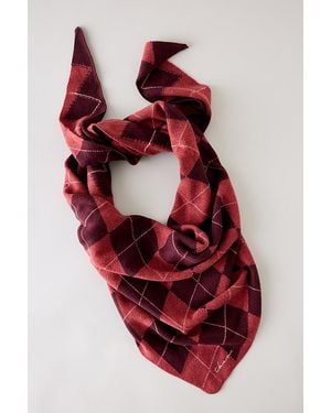TBCo 100% Wool Triangle Scarf - Red