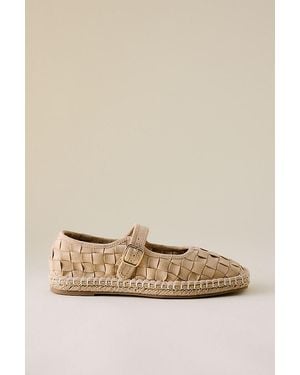 Matisse Meg Espadrille Mary Jane Flats - Natural