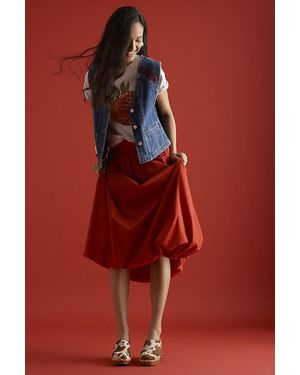 Damson Madder Rita Texas Denim Vest - Blue
