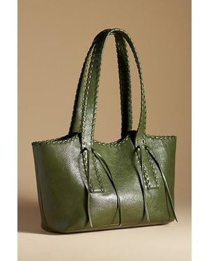 Melie Bianco Whipstitch Tote Bag - Green