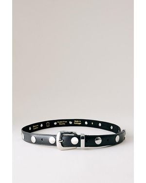 By Anthropologie Studded Western Belt - Metallic