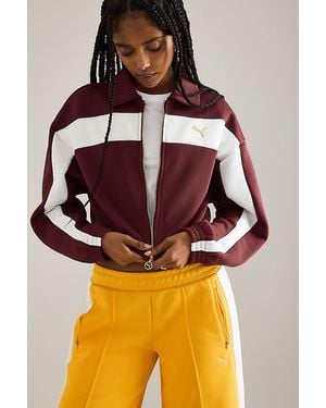 PUMA Cropped Track Jacket - Purple