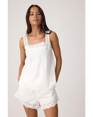 Faithfull the Brand Cristina Cotton Babydoll Top - White
