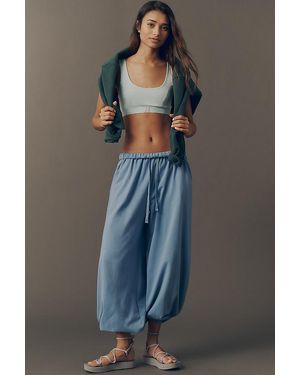 Daily Practice Knit Balloon Trousers - Grey