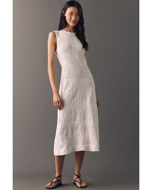 ALIGNE Ashley Crochet Sleeveless Midi Dress - Black
