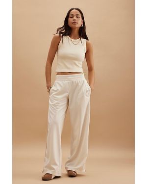 PUMA Low-Rise Popper Track Trousers - Natural