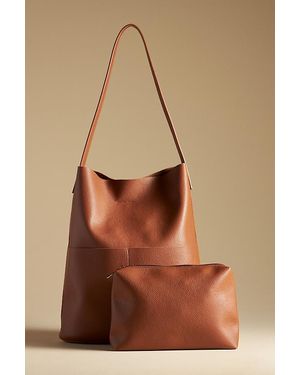 By Anthropologie Tall Bucket Bag - Brown