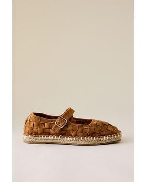 Matisse Meg Espadrille Mary Jane Flats - Brown