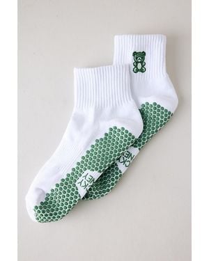 Lucky Honey Icon Grip Socks - Blue