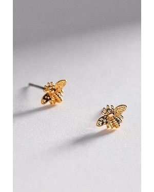 By Anthropologie Icon Stud Earrings - Grey