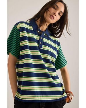Damson Madder Zia Rugby Shirt - Green