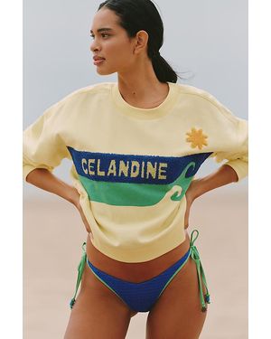 Celandine Surf Camp Graphic Sweatshirt - Green