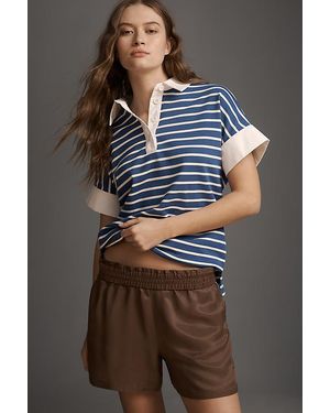 Maeve Track Shorts - Brown