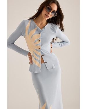 Never Fully Dressed Sol Alexa Cardigan - Blue