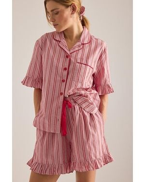 TBCo Stripe Short Pyjama Set - Pink