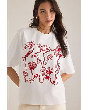 Helmstedt Noor Graphic T-Shirt - Red